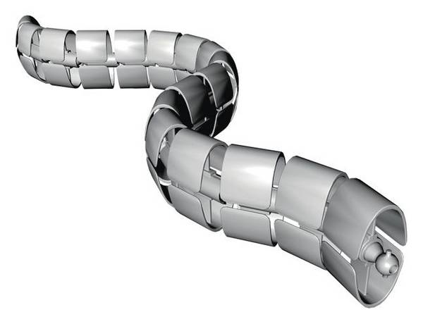 Bachmann Kabelbrücke 930.050 Kunststoff Silber 750 mm Inhalt: 1 St.