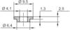 TRU COMPONENTS TC-V5818-203 Isolierscheibe 1 St. Außen-Durchmesser: 9.5 mm, 6.4 mm Innen-Durchmesser: 4.1 mm