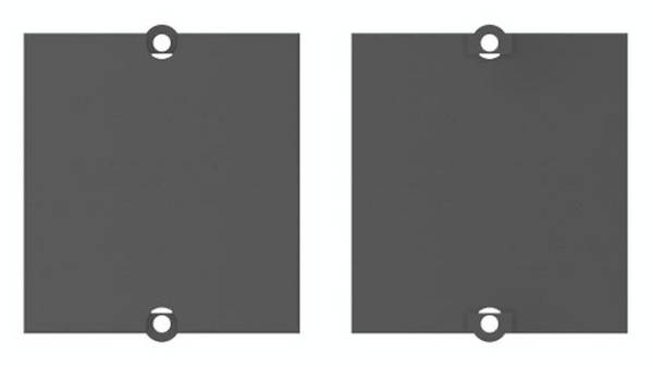 BACHMANN Custom Modul Blindabdeckung, schwarz