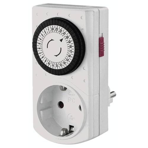 Bachmann 852.104 Zeitschaltuhr analog Tagesprogramm 3680 W IP20 Dauerbetrieb