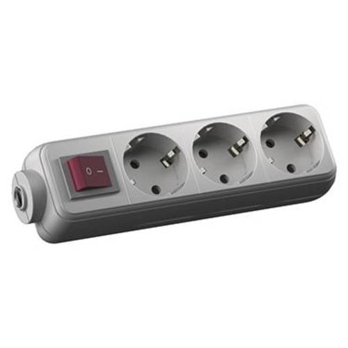 Bachmann 384.272S Steckdosenleiste mit Schalter Weiß Schutzkontakt 1 St.