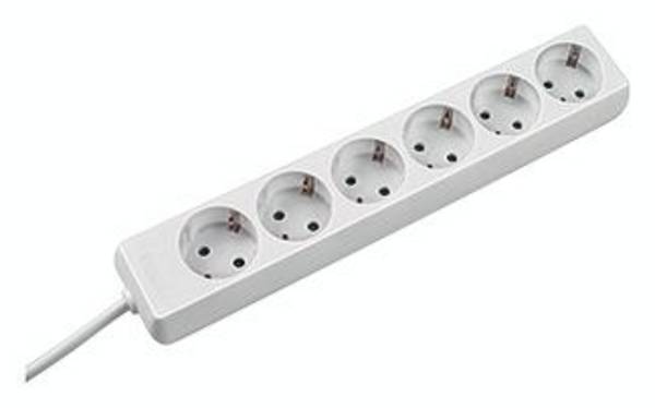 Bachmann 381.241S Steckdosenleiste  Weiß Schutzkontakt 1 St.