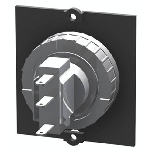 BACHMANN Rahmen 1xTaster Edelstahl, beleuchtet blau