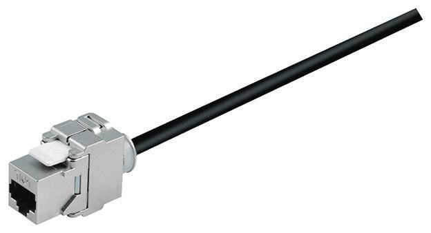 Bachmann Keystone CAT6a RJ45 Modul Patchkabel 3m Buchse/Stecker (918.033)-2