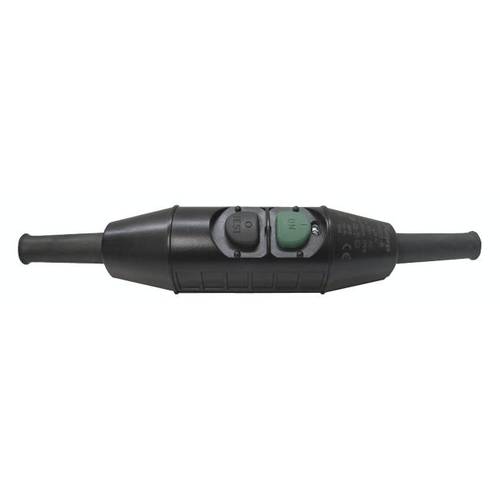Bachmann 919.018 Personenschutz-Zwischenstecker PRCD-K 230 V Schwarz IP55