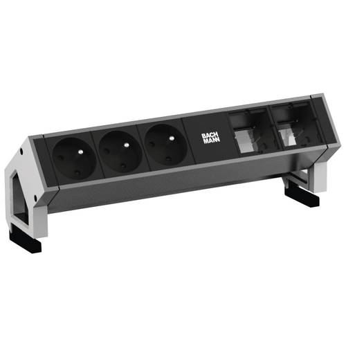 BACHMANN DESK2 3xUTE 35° 2xCM Strom 0,2m GST18 Inox lackiert