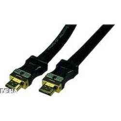 Image of Bachmann HDMI Anschlusskabel HDMI-A Stecker, HDMI-A Stecker 7.50 m Schwarz 918.0201 HDMI-Kabel