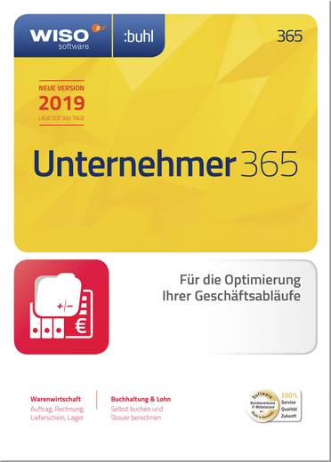 Wiso Unternehmer 365 2019 Vollversion 1 Lizenz Windows Finanz