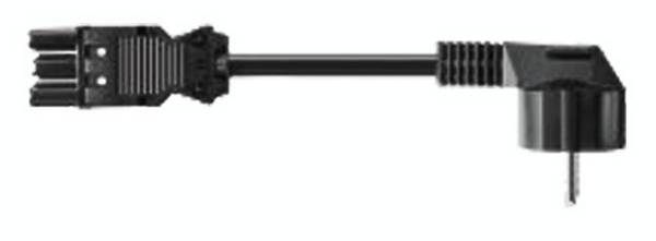Bachmann 375.039 Anschlussleitung Schwarz 10.00 m