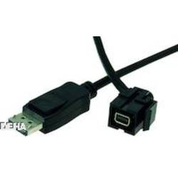 Image of Bachmann Mini-DisplayPort Anschlusskabel Mini DisplayPort Stecker, Mini DisplayPort Stecker 0.50 m Schwarz 917.214