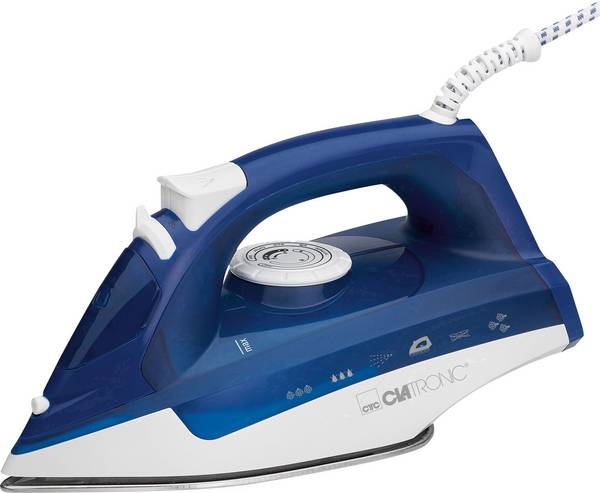 Clatronic DB 3704 Dampfbügeleisen Weiß, Blau 2200 W