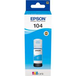 Image of Epson Tinte EcoTank 104 Original Cyan C13T00P240