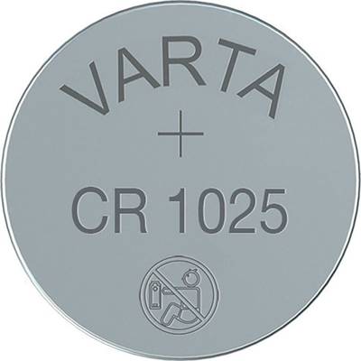Varta LITHIUM Coin CR1025 Bli 1 Knopfzelle CR 1025 Lithium 25 mAh 3 V 1 St.