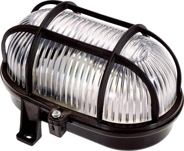 AS Schwabe Feuchtraumleuchte LED E27 42 W Schwarz