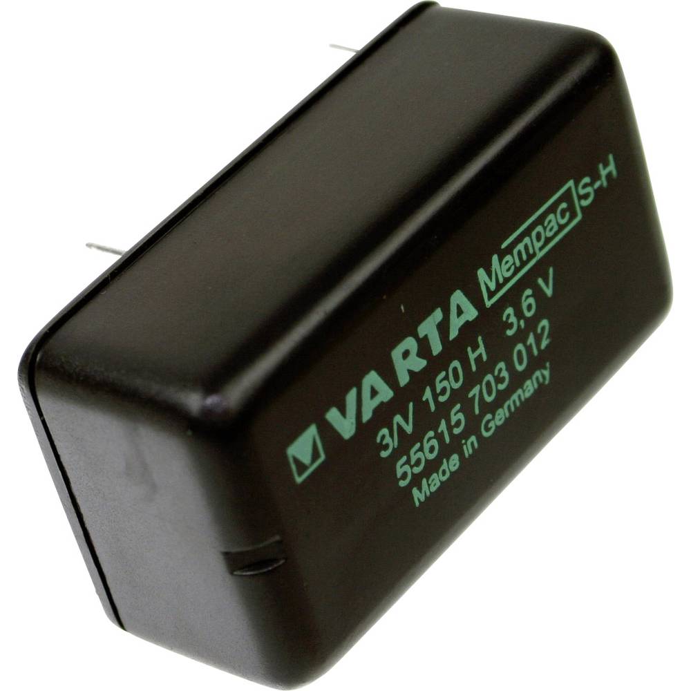 Varta Mempac 3-V150H Oplaadbare knoopcel Mempec NiMH 150 mAh 3.6 V 1 stuks
