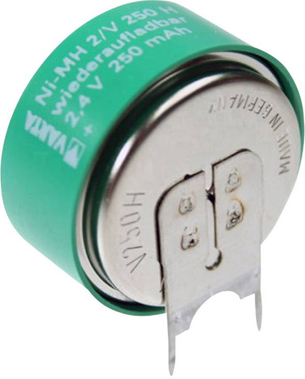 Varta V2/250H-SLF ++/- Knopfzellen-Akku 250H NiMH 250 mAh 2.4 V 1 St.