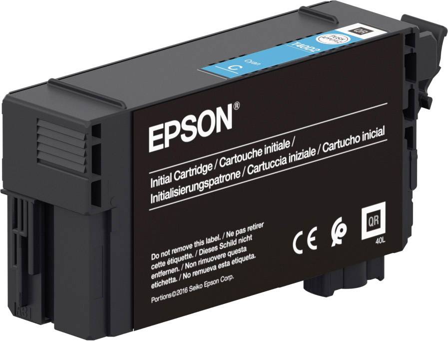 'Druckerpatrone von Epson, schwarze Verpackung mit blauen und weißen Elementen, Modell kompatibel mit bestimmten Epson-Druckern.'