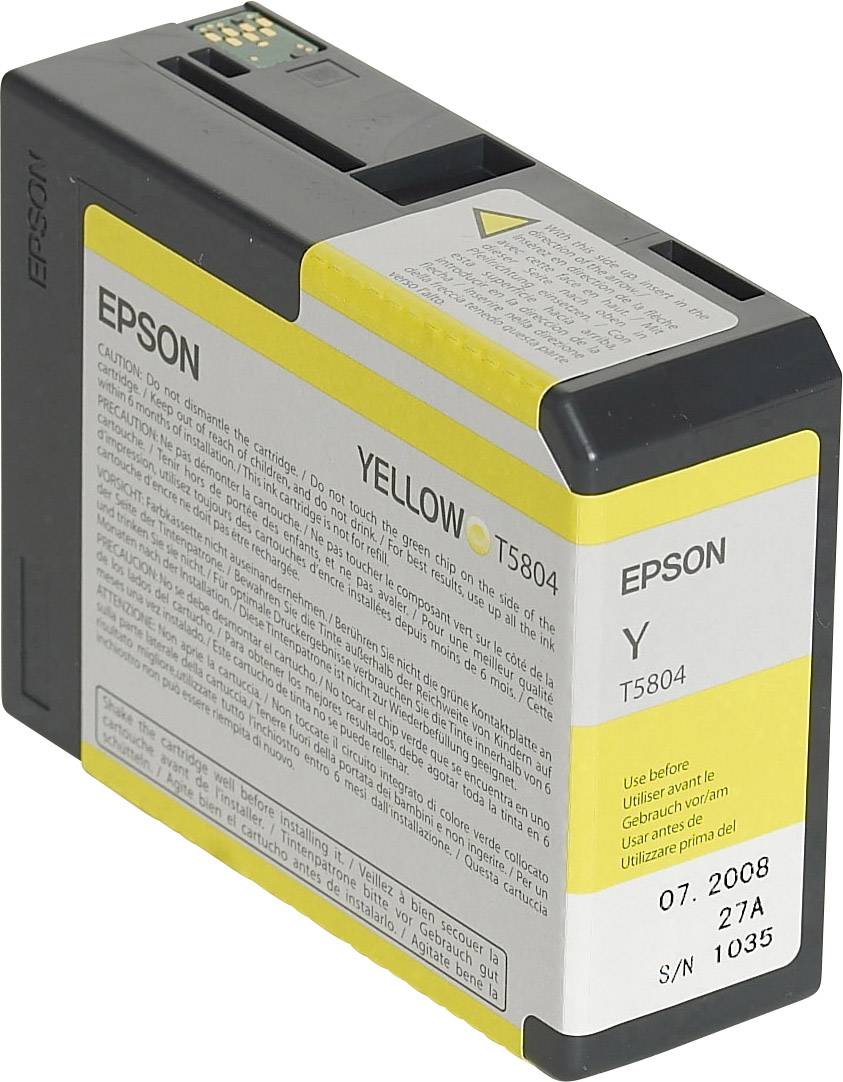 EPSON T5804 Gelb Tintenpatrone