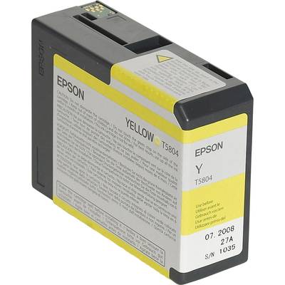 Epson Tinte T5804 Original  Gelb C13T580400