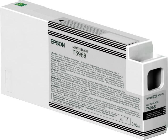 Original Epson C13T596800 / T5968 Druckerpatrone Matt Schwarz-0