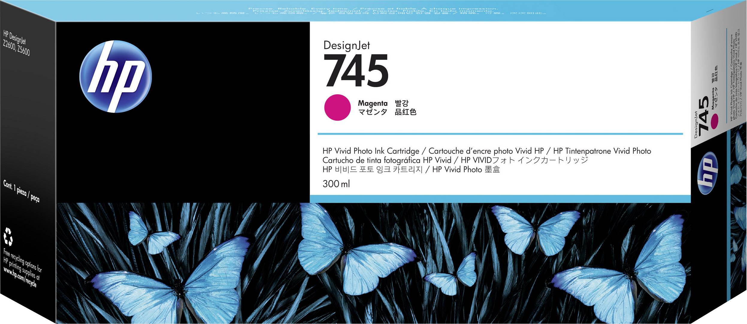 HP 745 Magenta DesignJet Tintenpatrone