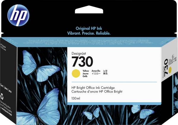 HP Druckerpatrone 730 Original Gelb P2V64A