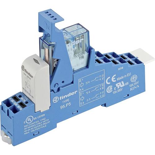 Finder 48.P5.7.024.5050 Relaisbaustein Nennspannung: 250 V/AC Schaltstrom (max.): 15 A 2 Wechsler 1 St.