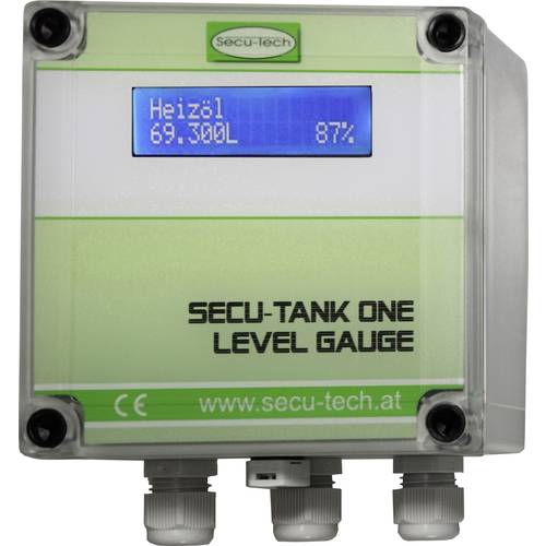 Thumbnail - SecuTech Anzeige für Füllstandssensoren SECU-TANK ONE HW000081 Messbereich: 25 m (max) 1 St.