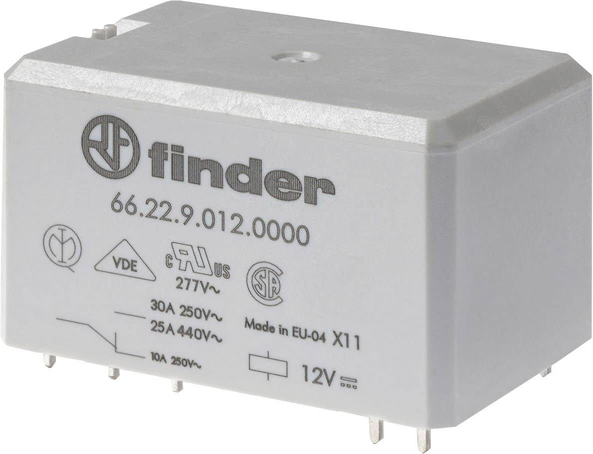 Finder 66.22.9.024.0000 Printrelais 24 V/DC 25 A 2 Wechsler 1 St.-0