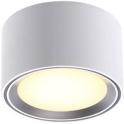 Nordlux Fallon LED-Aufbauleuchte  LED LED fest eingebaut 8.5 W  Warmweiß Weiß, Edelstahl (gebürstet)