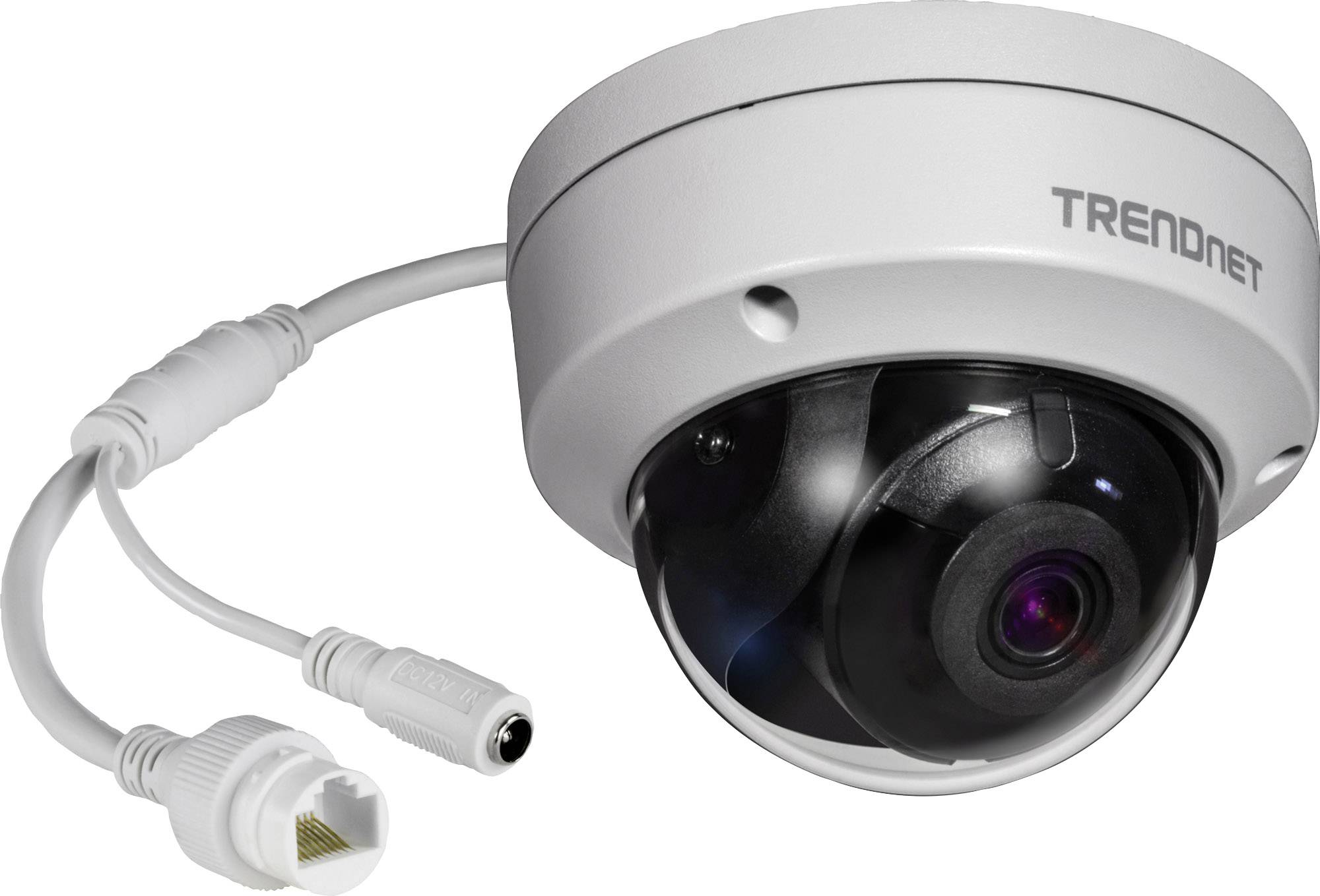 TRENDnet TV-IP319PI 8MP 4K PoE Kamera Indoor/Outdoor H.265 WDR IR Dome