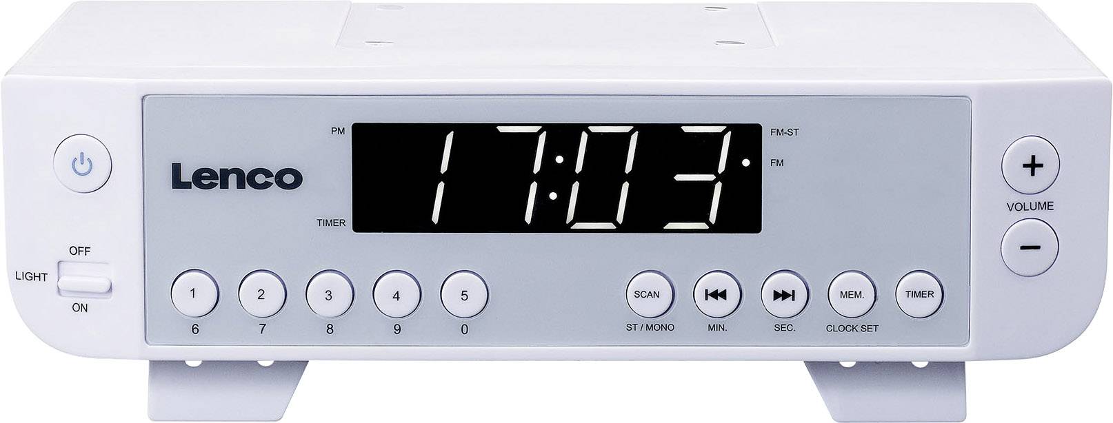 Lenco KCR-11 Küchenradio UKW Weiß kaufen | Küchenradios
