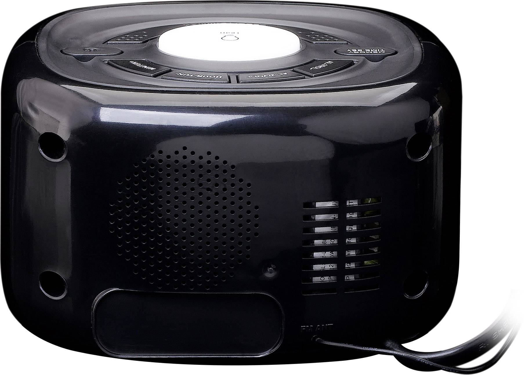 CR-12 - Radiouhr - Schwarz-2