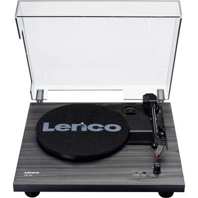 Lenco LS-10 Plattenspieler Riemenantrieb Schwarz