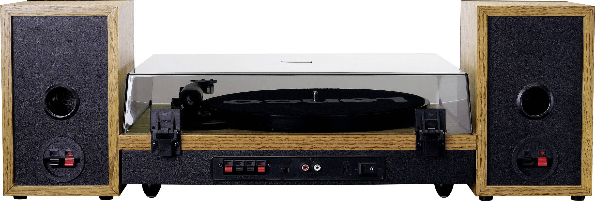 Lenco LS-300 - Audiosystem - 2 x 10 Watt - Holz - 438x350x152mm - MDF-1