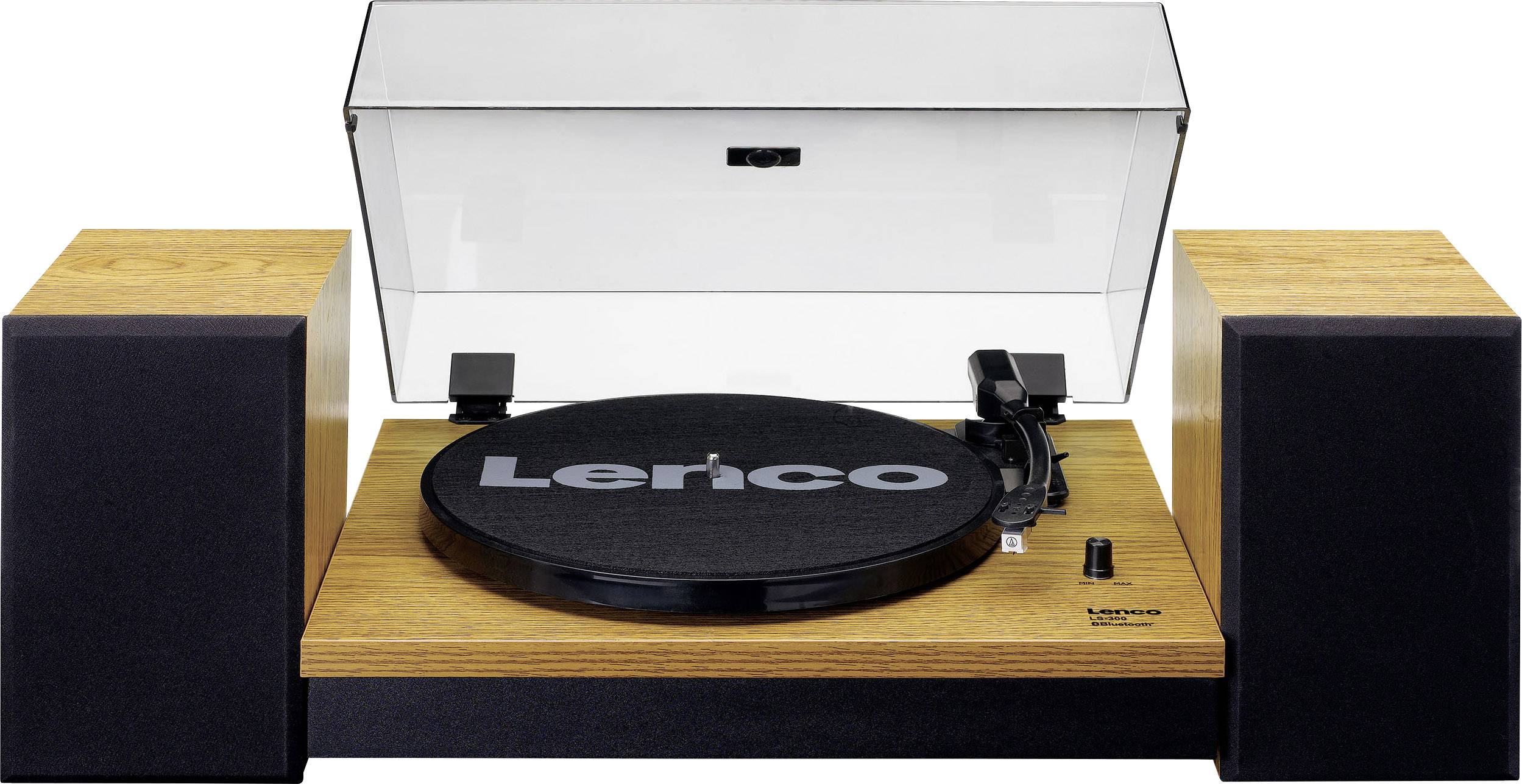 Lenco LS-300 - Audiosystem - 2 x 10 Watt - Holz - 438x350x152mm - MDF-3
