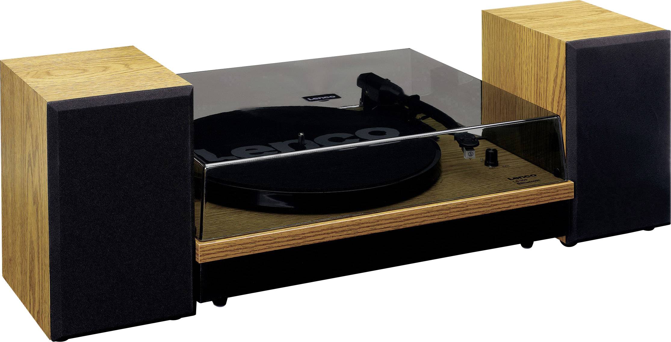 Lenco LS-300 - Audiosystem - 2 x 10 Watt - Holz - 438x350x152mm - MDF-4