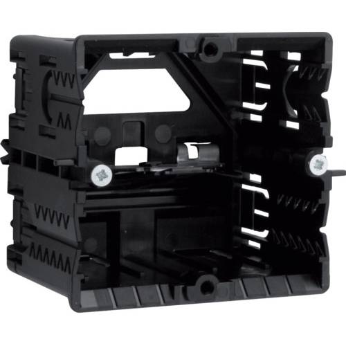 Hager GLS5500 Brüstungskanal Geräteeinbaudose (L x B) 71 mm x 65 mm 1 St. Schwarz