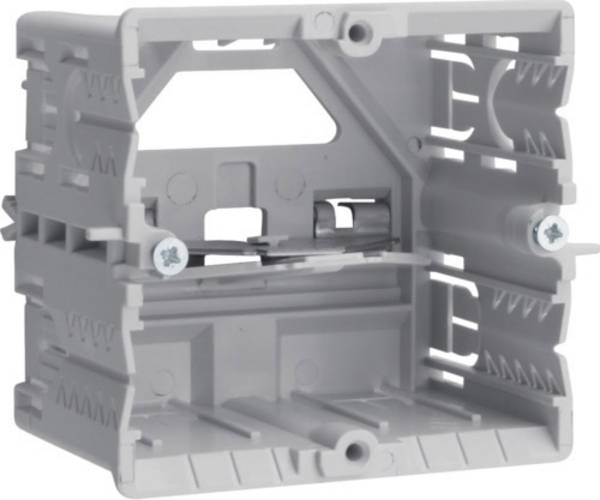 Hager GLT5000 Brüstungskanal Geräteeinbaudose (L x B) 71 mm x 65 mm 1 St. Lichtgrau
