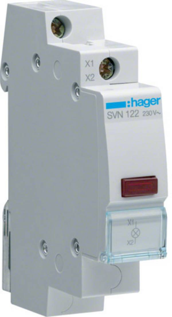 Leuchtmelder Grau 230 V Hager SVN122