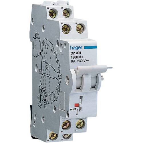 Hager CZ001 CZ001 Hilfskontakt für FI-Schalter