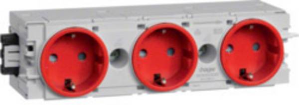 Hager GS30003020 Brüstungskanal Einsteckmodul (B x H x T) 180 x 50 x 61 mm 1 St. Verkehrsrot