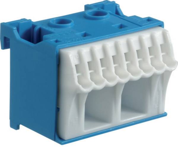 Hager KN10N HAGER KN10N Blau - Weiß Anschlussblock Klemmblock Mehrfarbig 63 A 1 St.