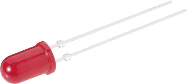 Vishay TLUR5400 LED bedrahtet  Rot Rund 5 mm 15 mcd 60 ° 20 mA 2 V
