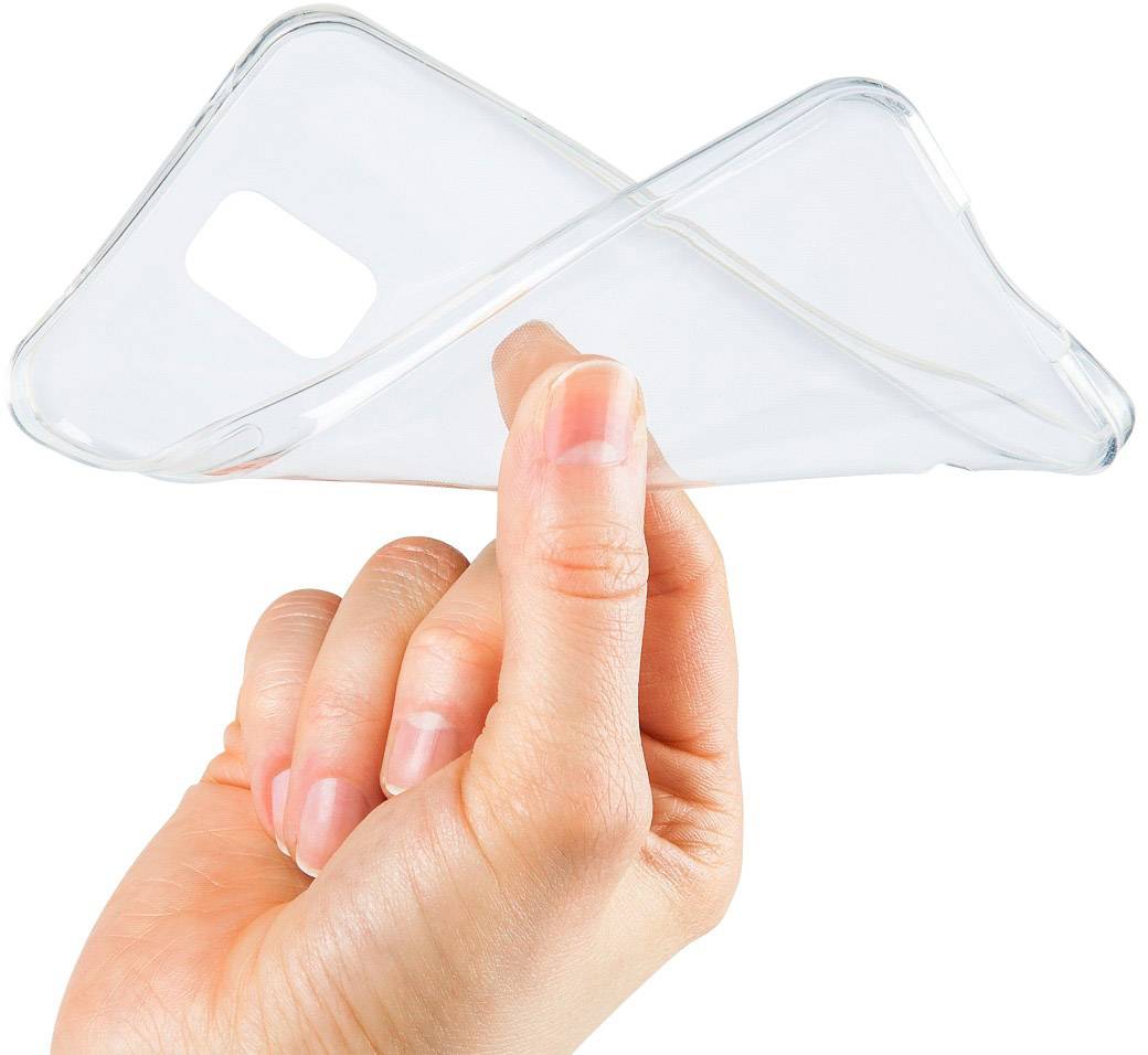 Hama Essential Line ""Clear"" - Hintere Abdeckung für Mobiltelefon - Thermoplastisches Polyurethan (TPU)-1