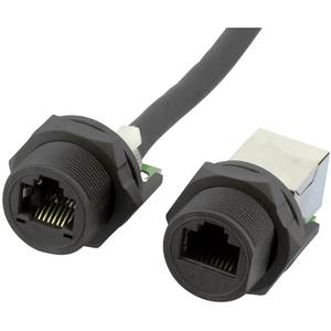 Rj 45 Buchsen Mit Schraubverriegelung Zur Gehausemontage Cat 5e Ip67 Rj45 Kupplungsgehause Schwarz W P Products W Kaufen
