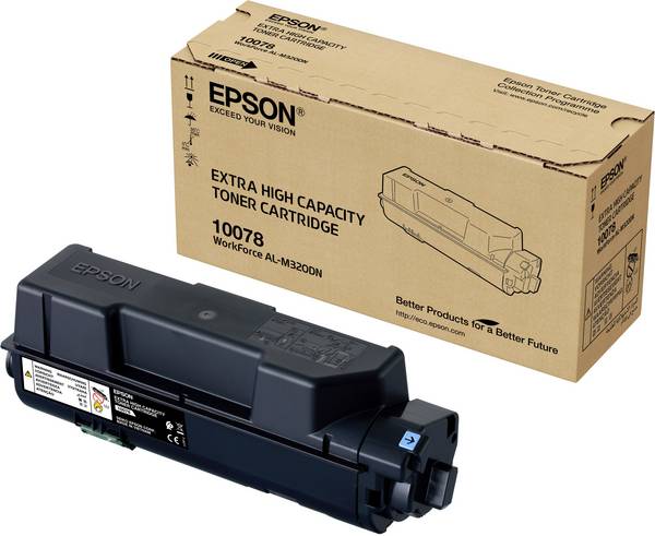 Epson Toner 10078 Original einzeln Schwarz 13300 Seiten C 13 S1 10078
