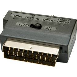 Image of LINDY 35628 SCART Adapter [1x SCART-Stecker - 4x S-Video-Stecker] Schwarz
