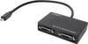 Lindy Mini-DisplayPort an 2 x DVI-D Adapter aktiv