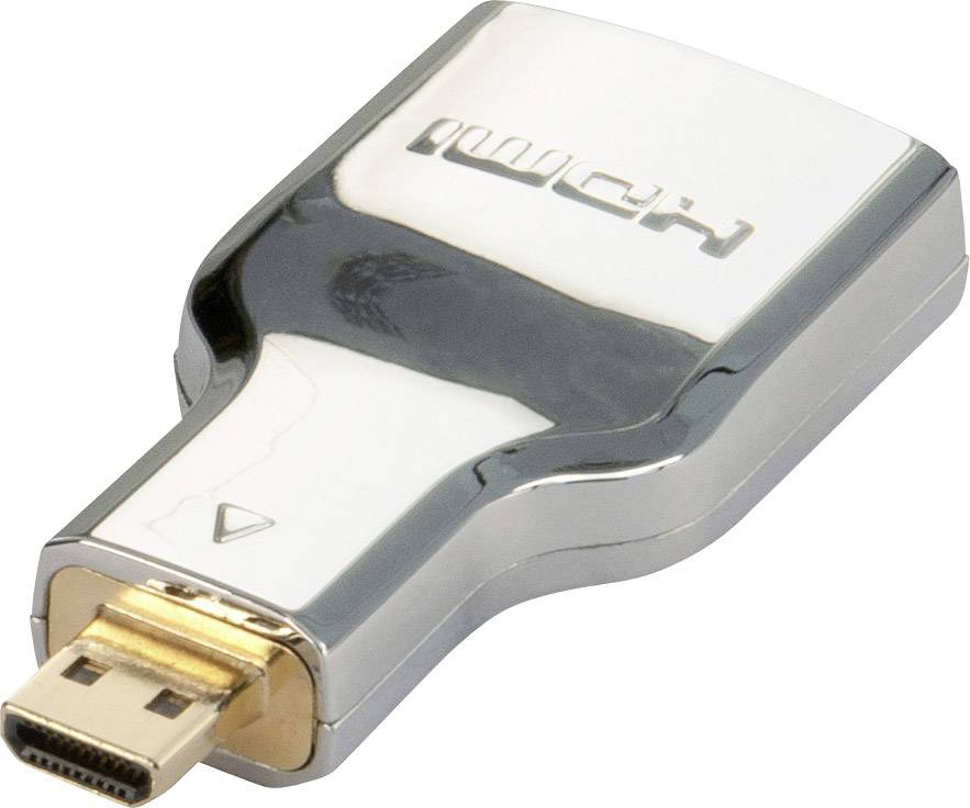 Lindy 41510 CROMO Adapter HDMI (Kupplung) an HDMI Micro (Stecker)